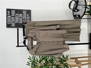 Tek Cepli Rahat Kumaş Gömlek Haki