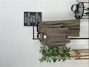 Tek Cepli Rahat Kumaş Gömlek Haki