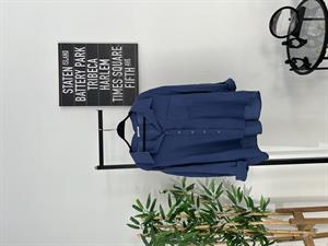 Tek Cepli Rahat Kumaş Gömlek Lacivert