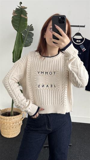 Tommy Jeans Kazak Krem