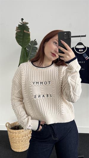 Tommy Jeans Kazak Krem