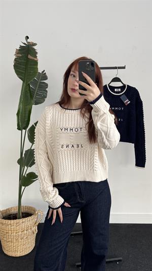 Tommy Jeans Kazak Krem