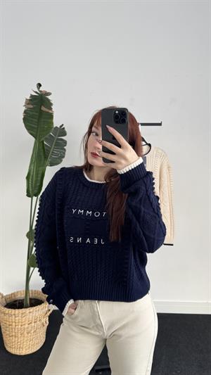 Tommy Jeans Kazak Lacivert