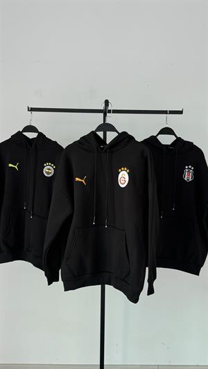 Üç İplik Şardonlu Armalı Sweat Beşiktaş