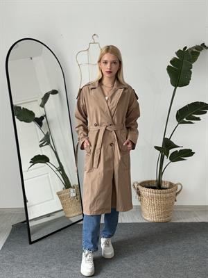 Yeni Sezon Trençkot Taba