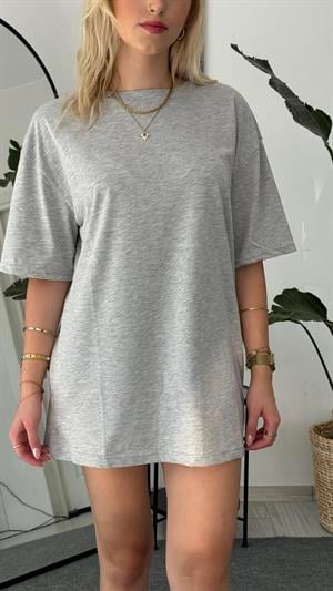 Zara Basic Penye Tişört Gri