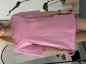 Zara Basic Penye Tişört Pembe