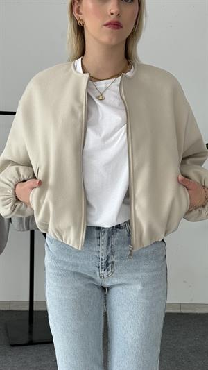 Zara Model Bomber Ceket Taş