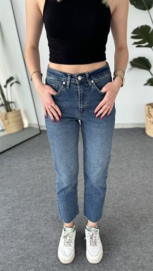 Zara Model Likralı Yıkama Detaylı Jean