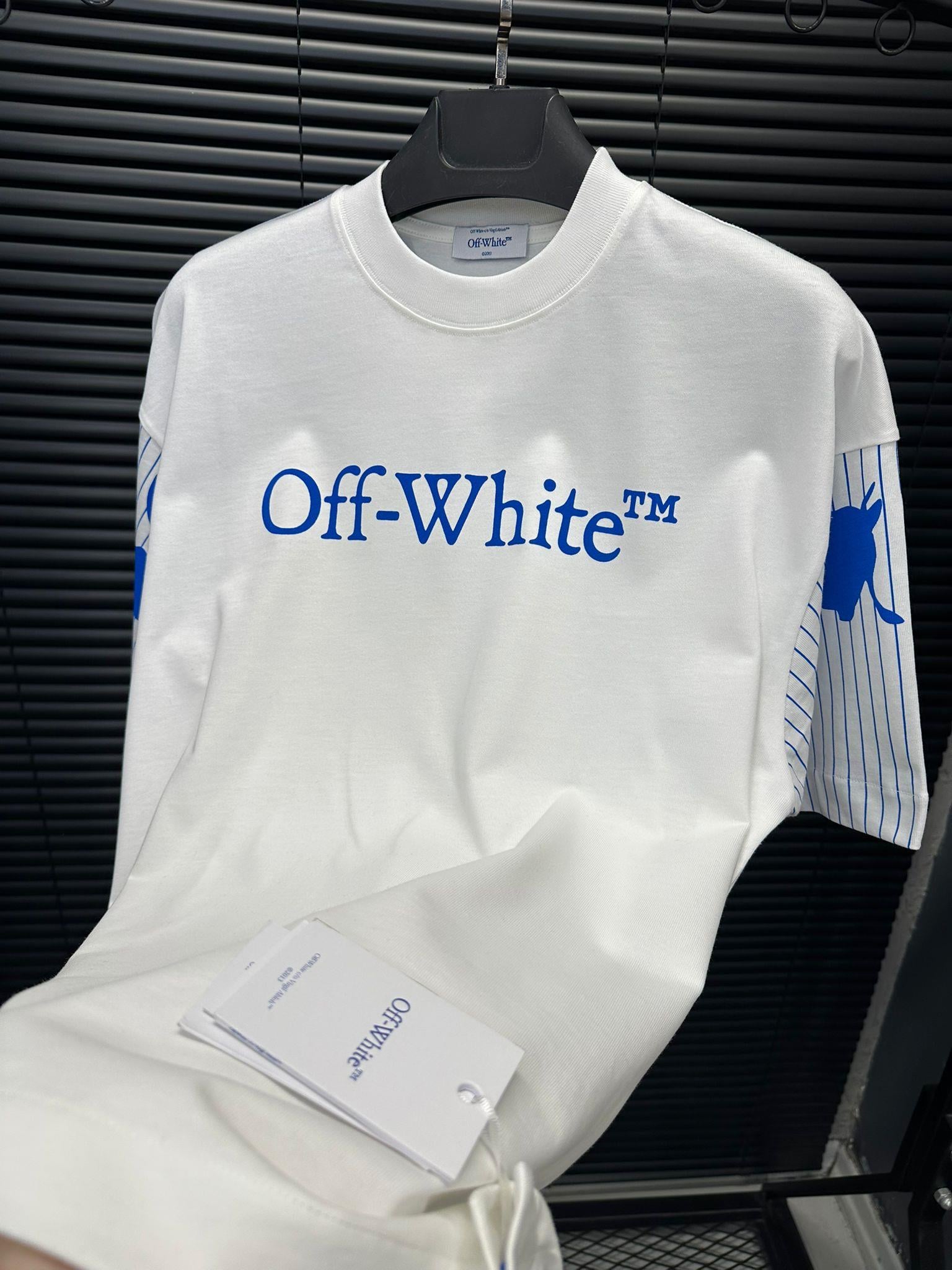 Baseball Jersey Oversize T-Shirt - Beyaz