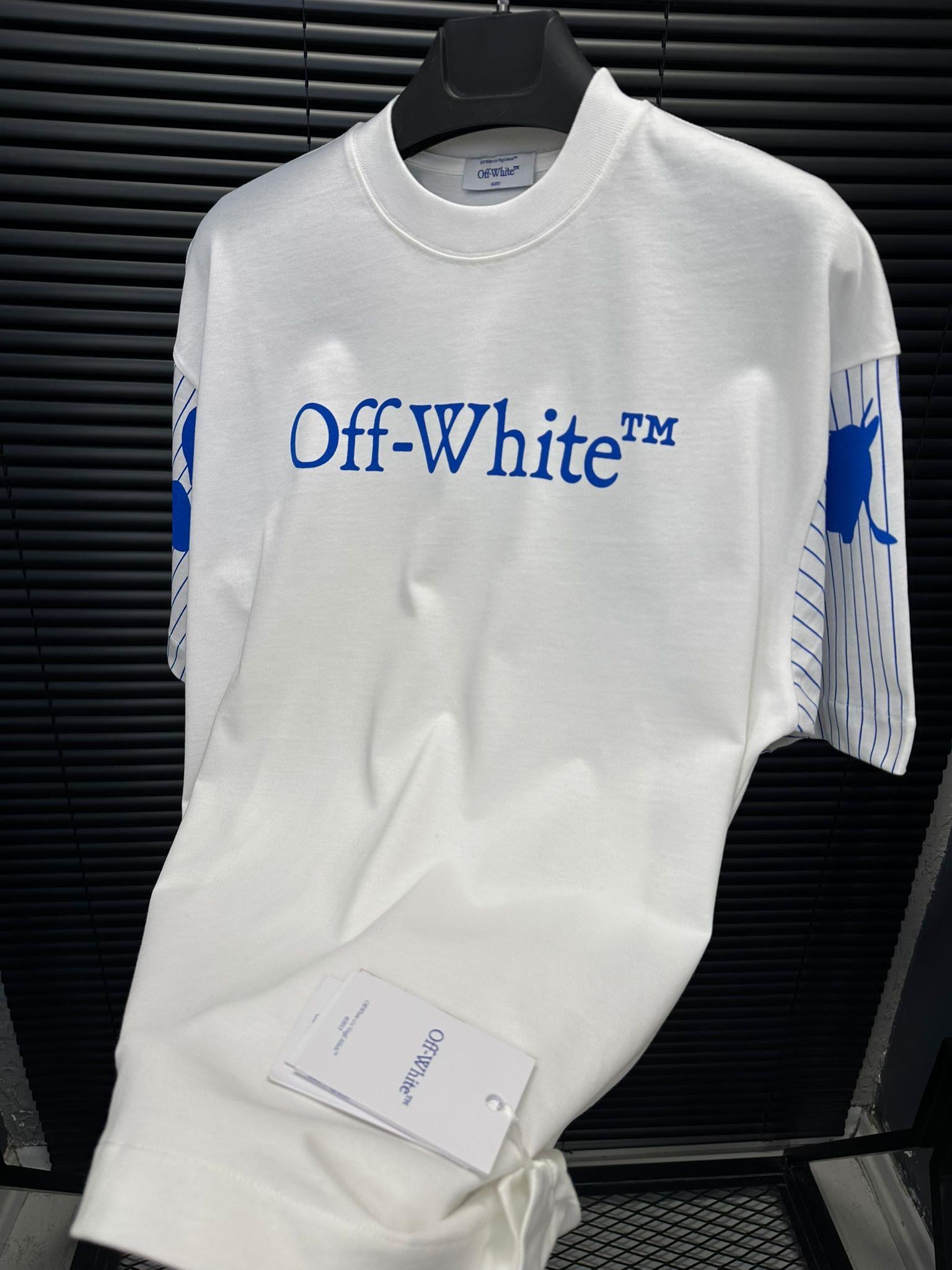 Baseball Jersey Oversize T-Shirt - Beyaz