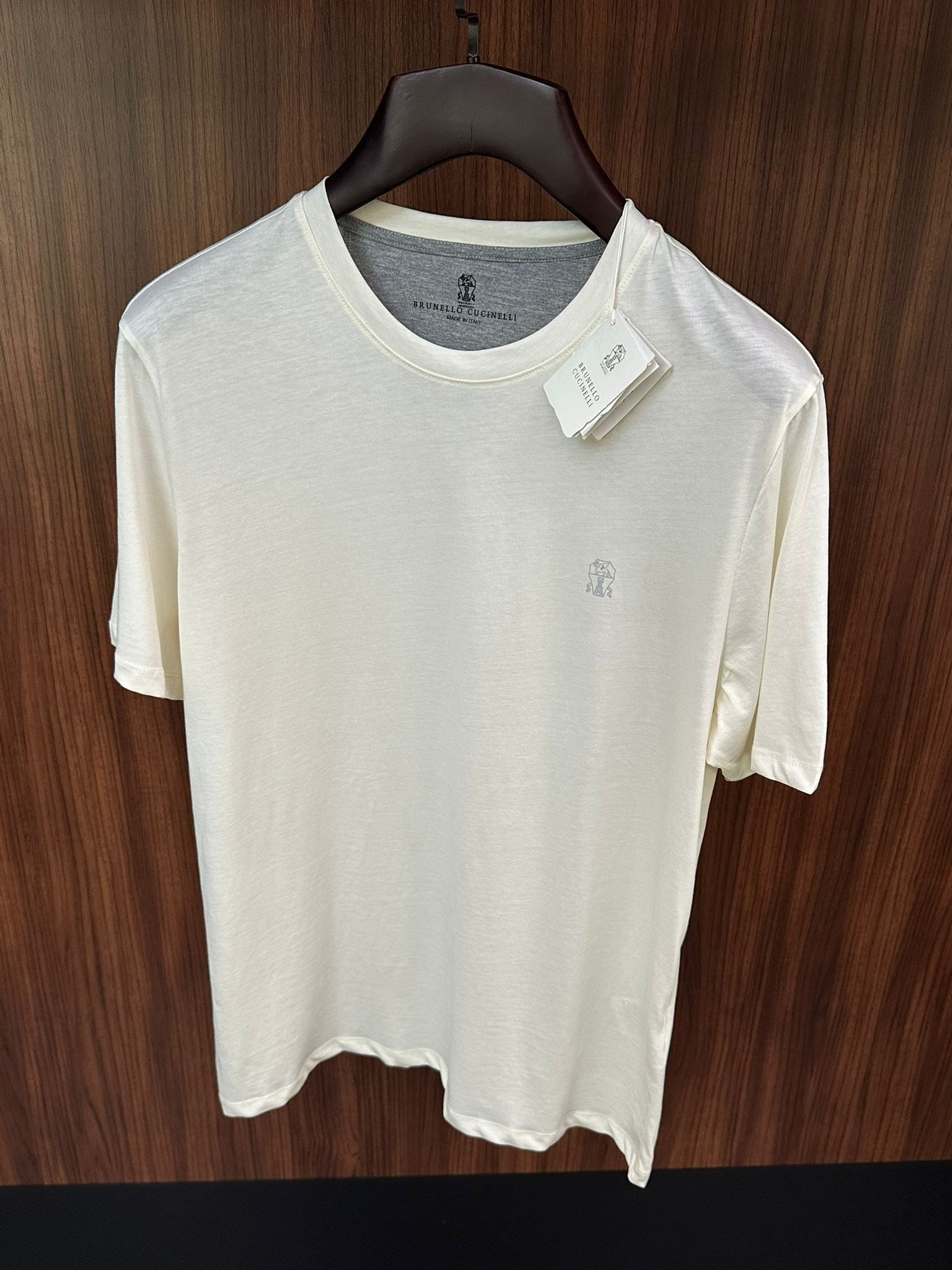 Baskı Logolu Bisiklet Yaka T-Shirt