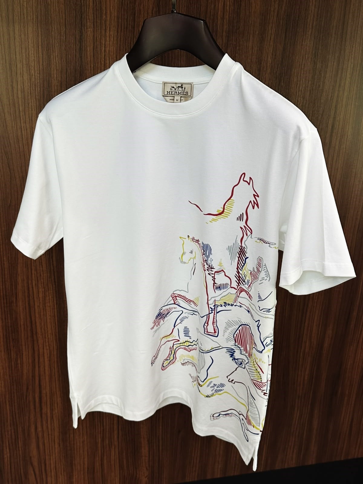 Cavalcade Printed Bisiklet Yaka T-Shirt