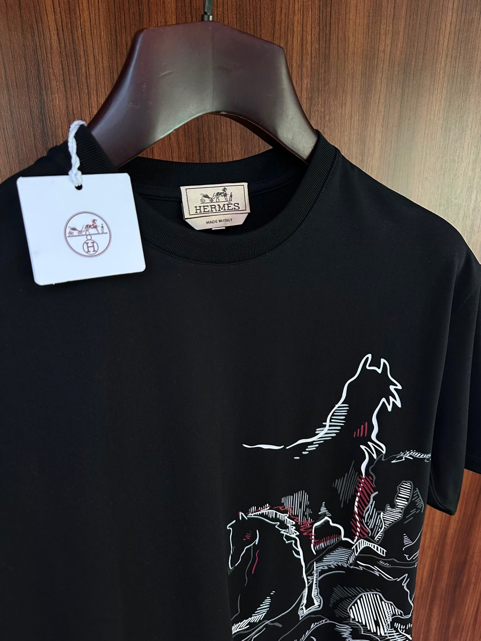 Cavalcade Printed Bisiklet Yaka T-Shirt