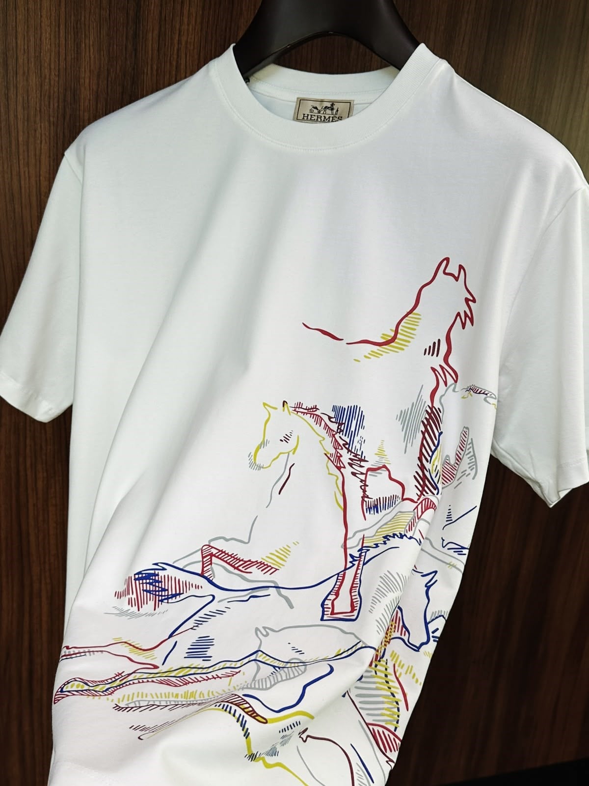 Cavalcade Printed Bisiklet Yaka T-Shirt