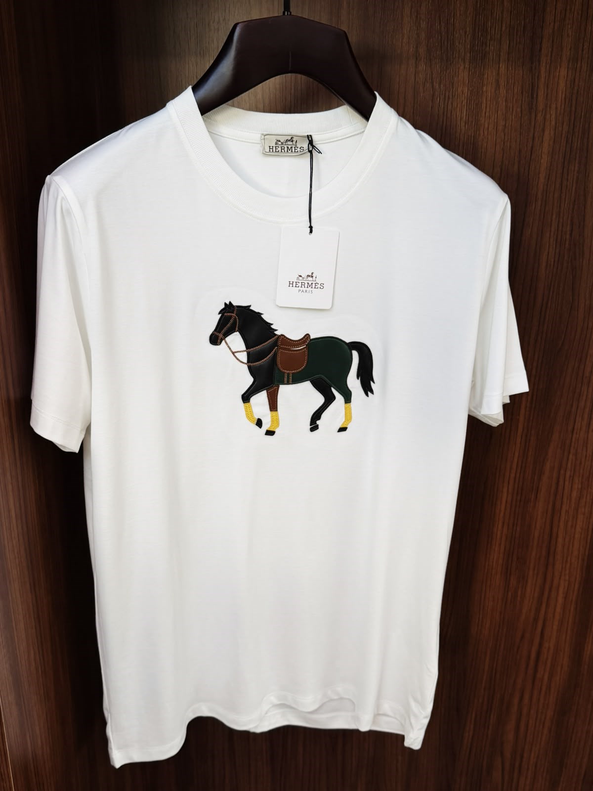 Deri Marka Logo Baskılı T-Shirt
