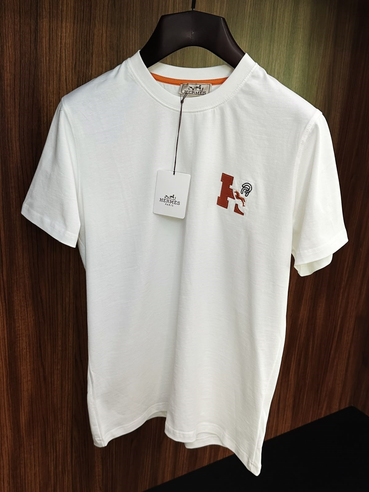 Deri & Nakış Logolu T-Shirt