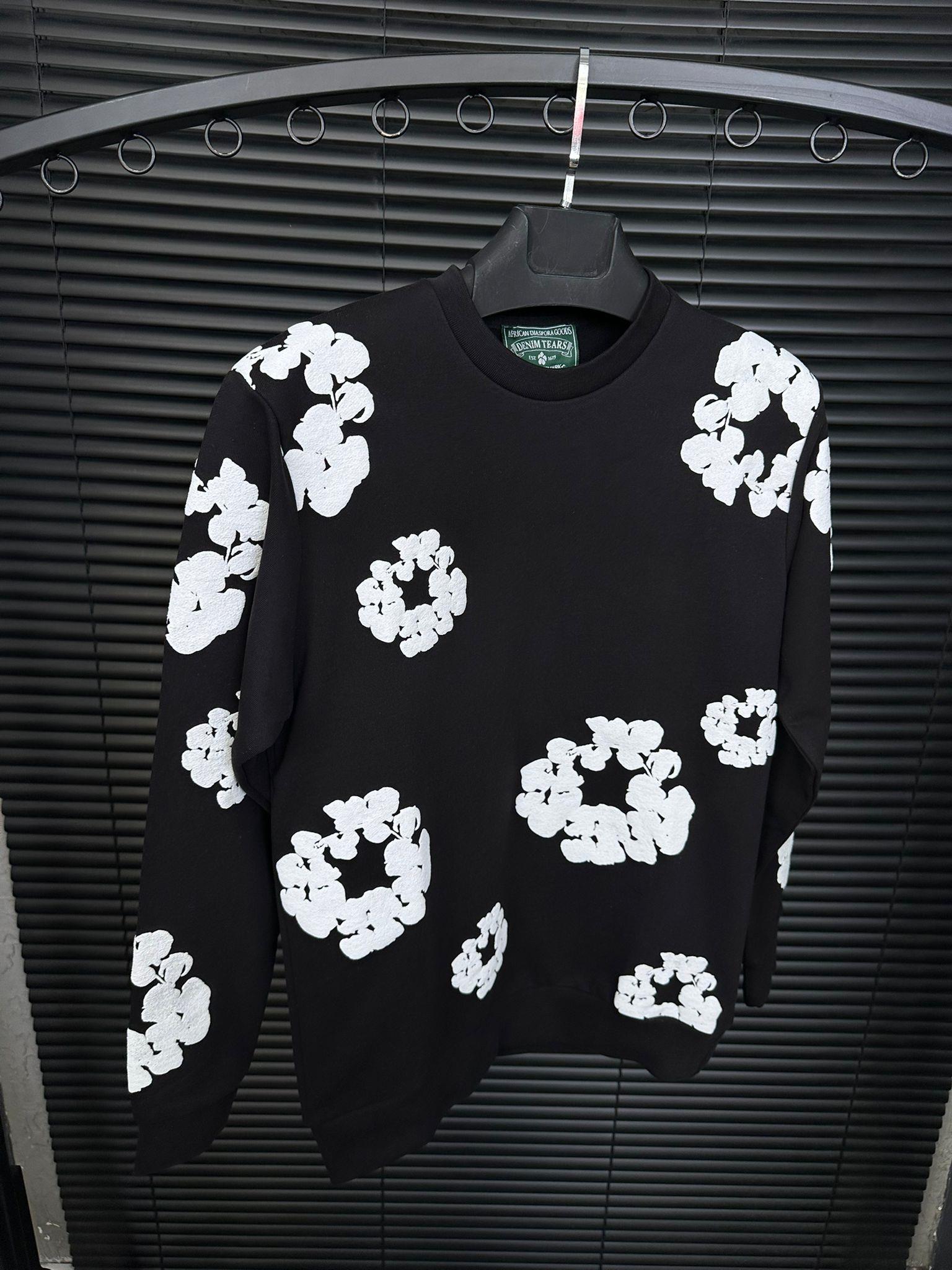 Dijital Baskılı Pamuk Sweatshirt