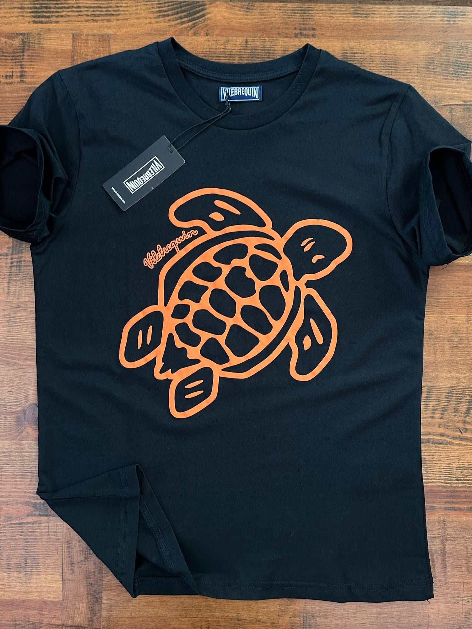 Embroidered Turtle Thom T-Shirt