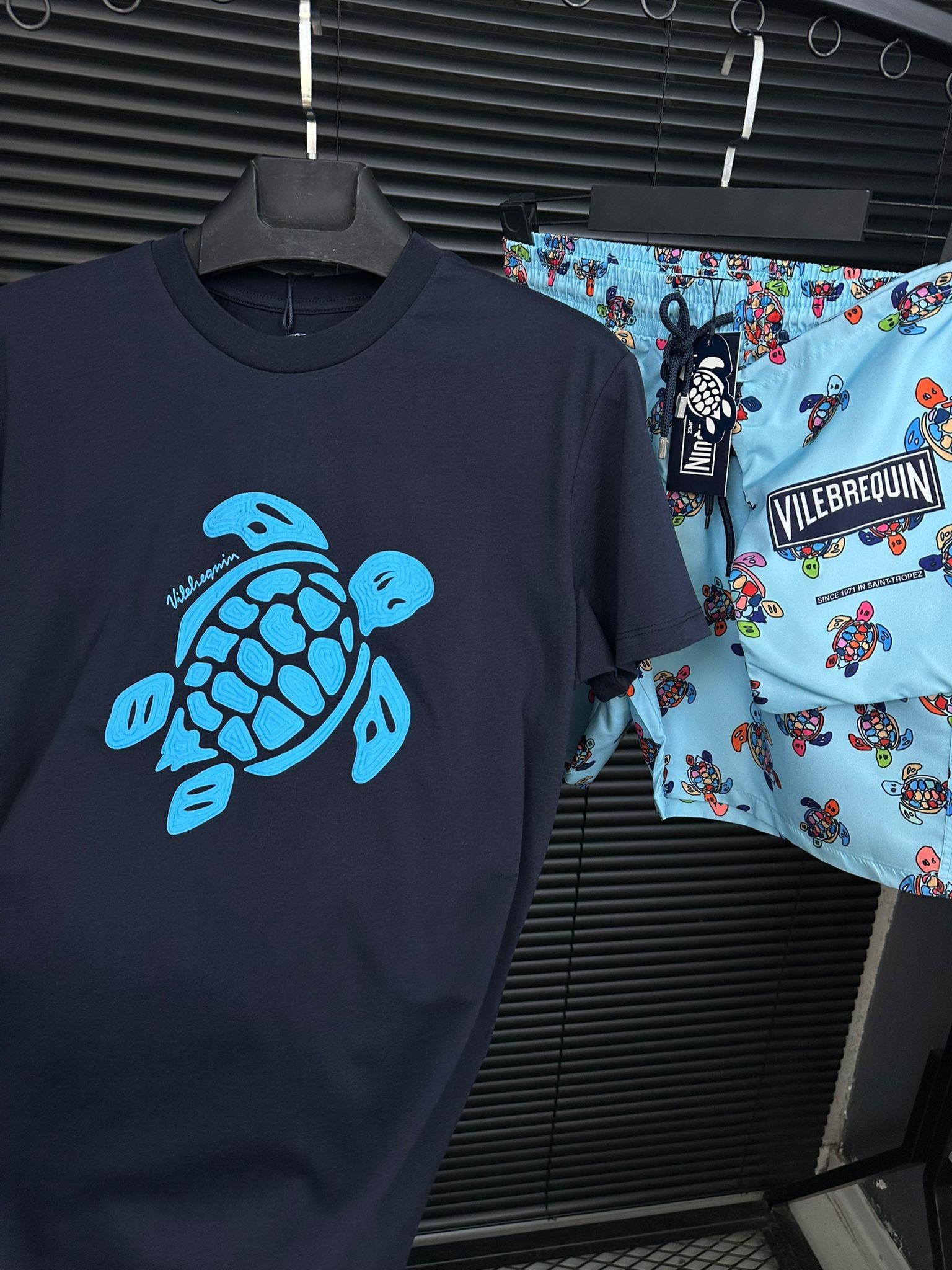 Embroidered Turtle Thom T-Shirt