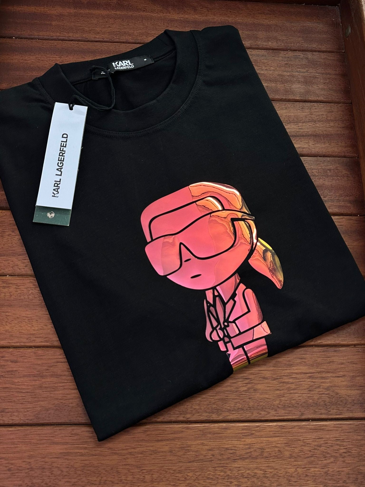 Göğüs Logo Print T-Shirt