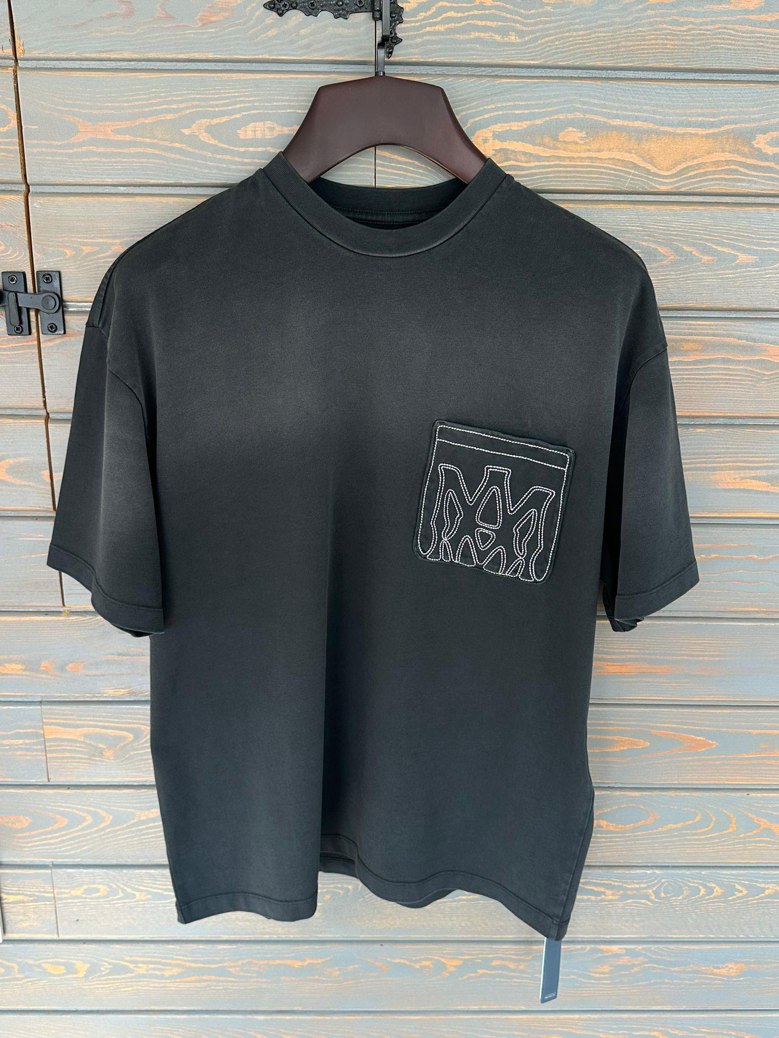 Göğüs Nakış İşlemeli Oversize T-Shirt