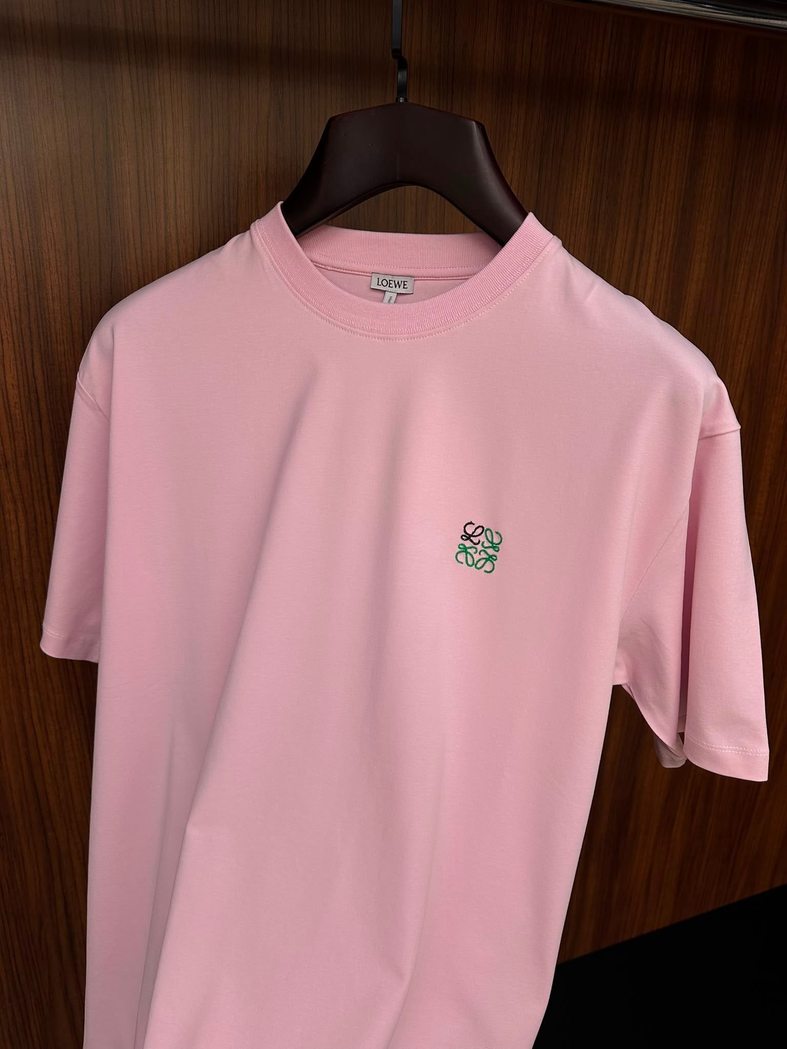 Göğüs Nakış Logolu Bisiklet Yaka T-Shirt