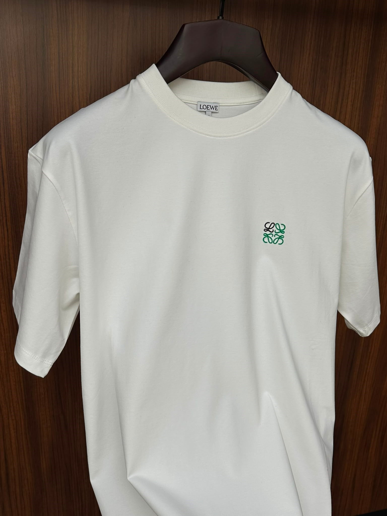 Göğüs Nakış Logolu Bisiklet Yaka T-Shirt