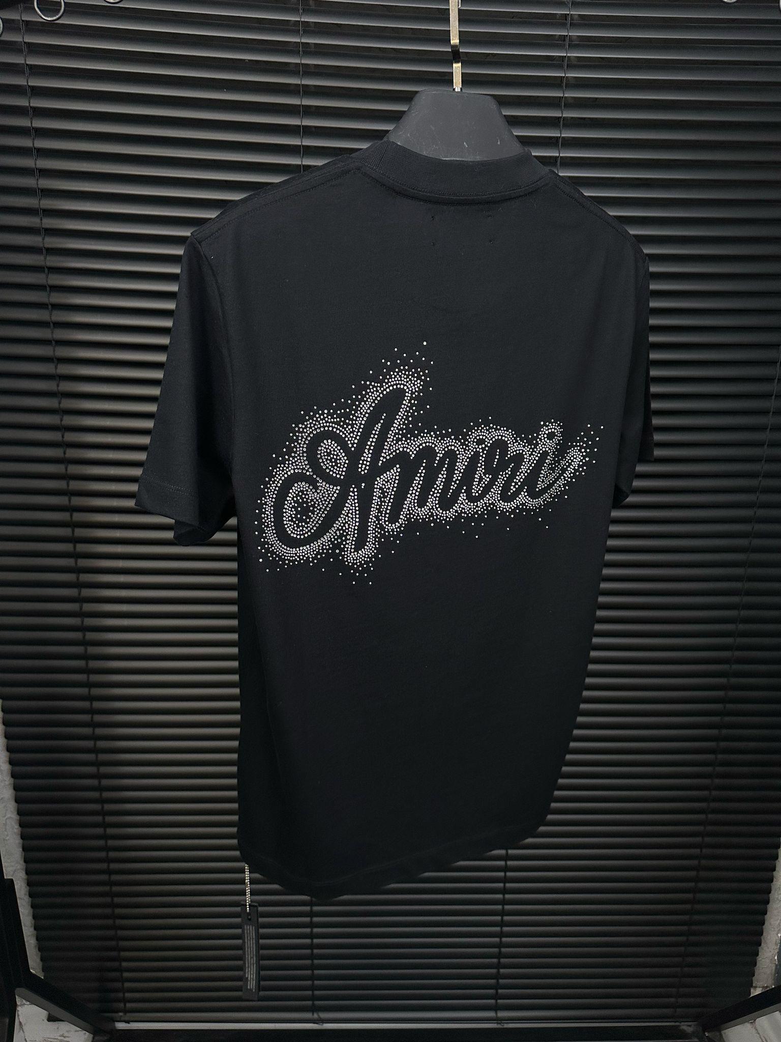 Göğüs Ve Sırt Taş Desenli T-Shirt - Beyaz