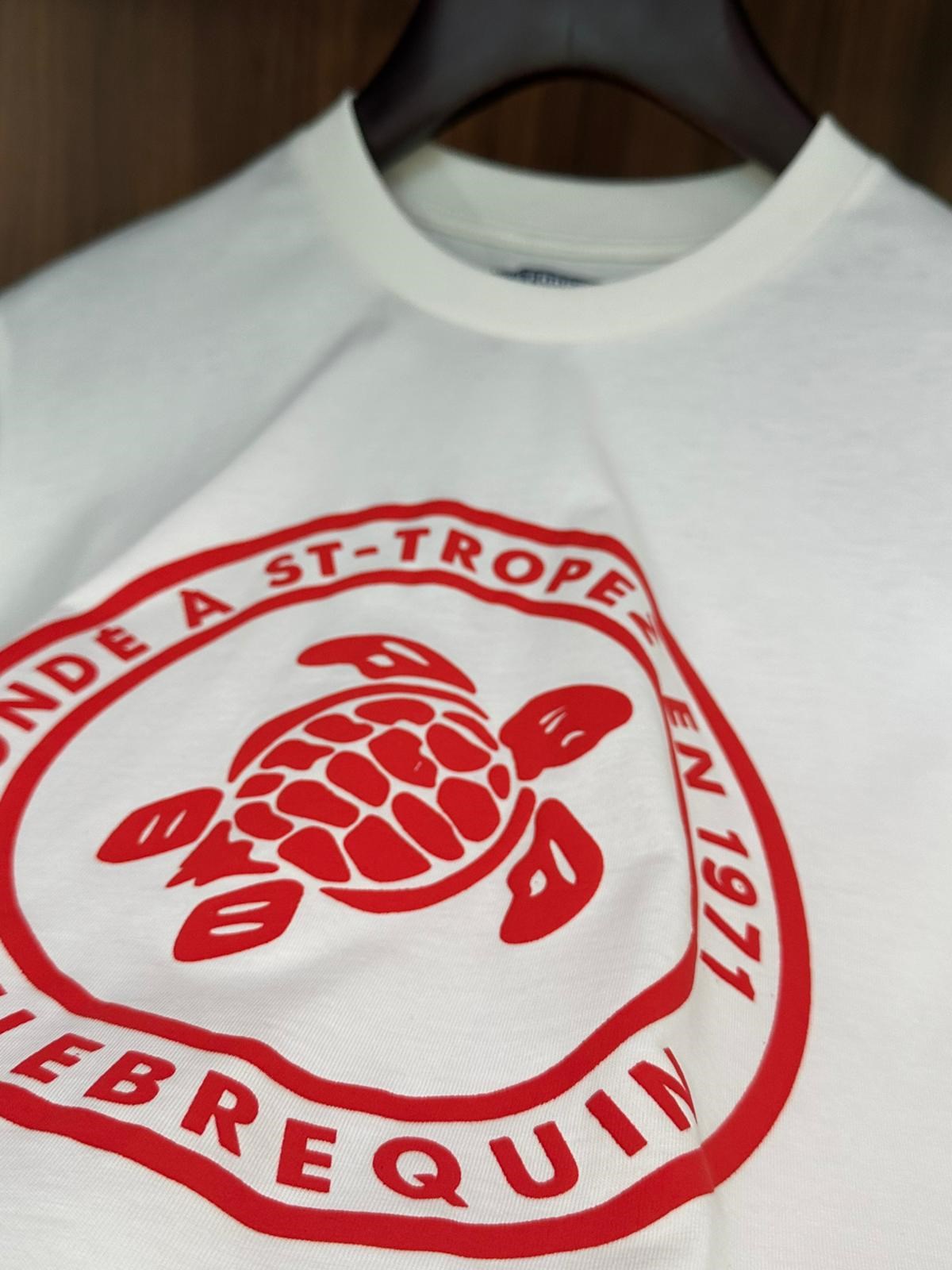 Kabartma Kamplumbağa Baskılı T-Shirt