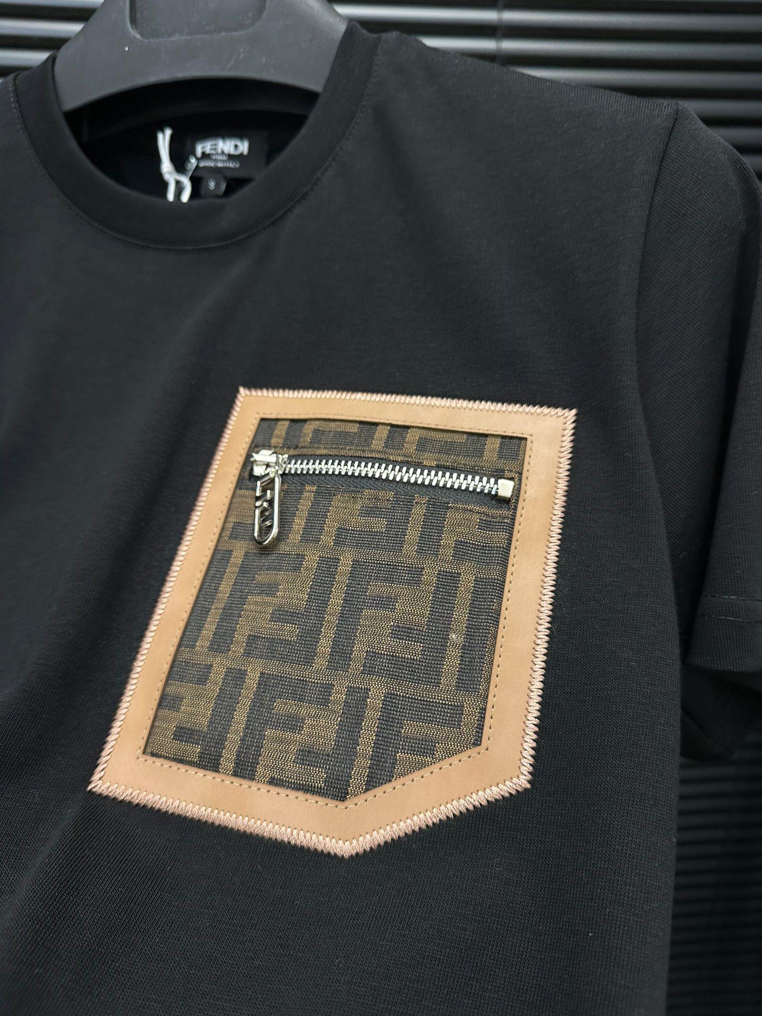 Marka Baskılı Cep Detaylı Basic T-Shirt - Beyaz