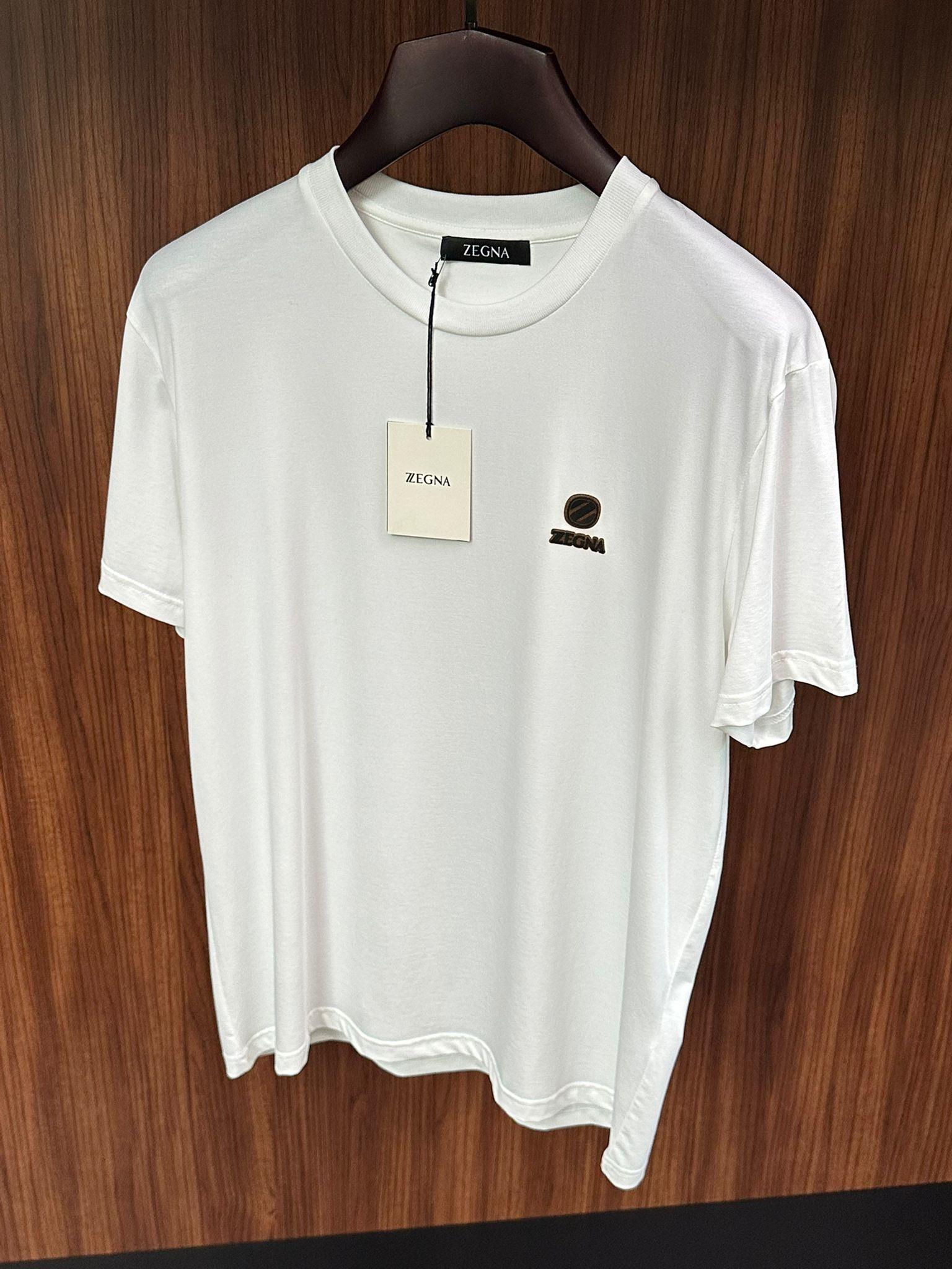 Marka Logolu Modal Kumaş Basic T-Shirt