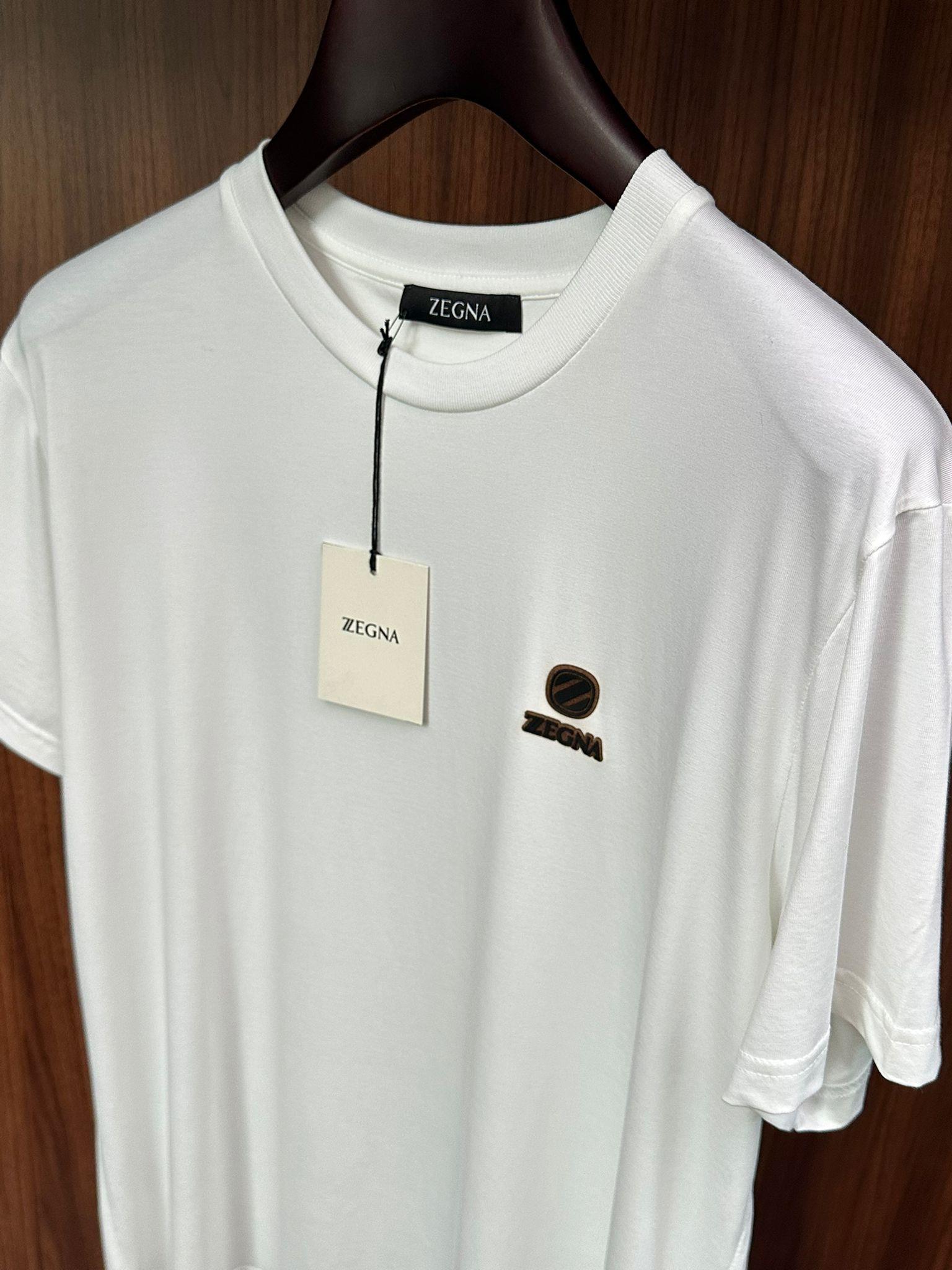 Marka Logolu Modal Kumaş Basic T-Shirt