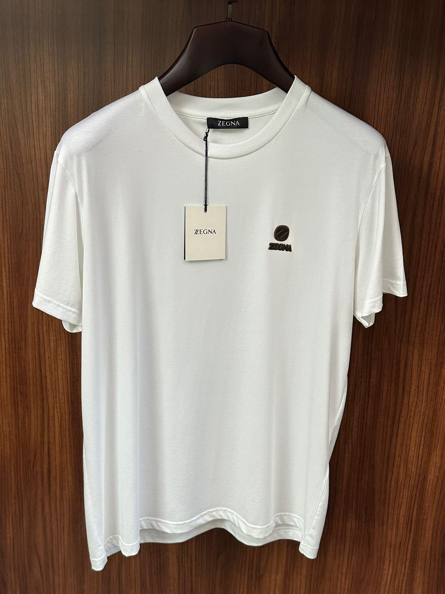 Marka Logolu Modal Kumaş Basic T-Shirt