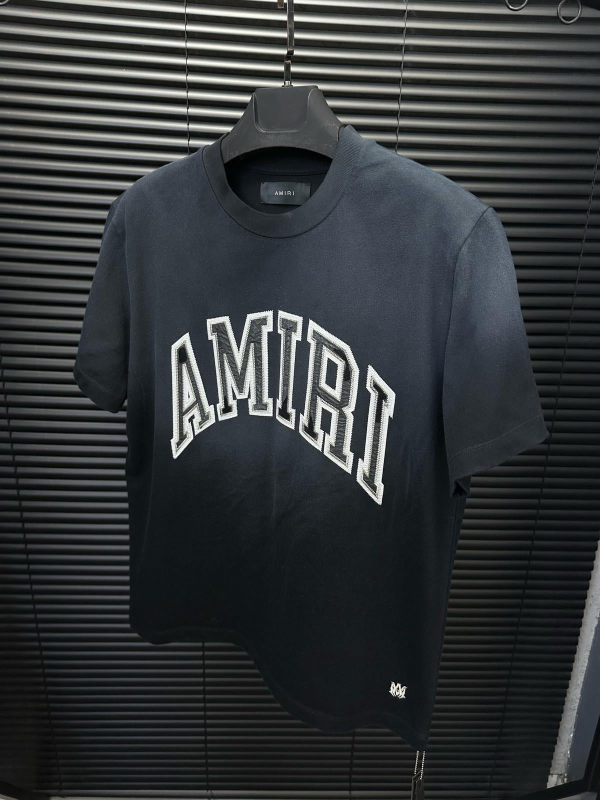 Nakış College Baskılı Vintage T-Shirt - Antrasit