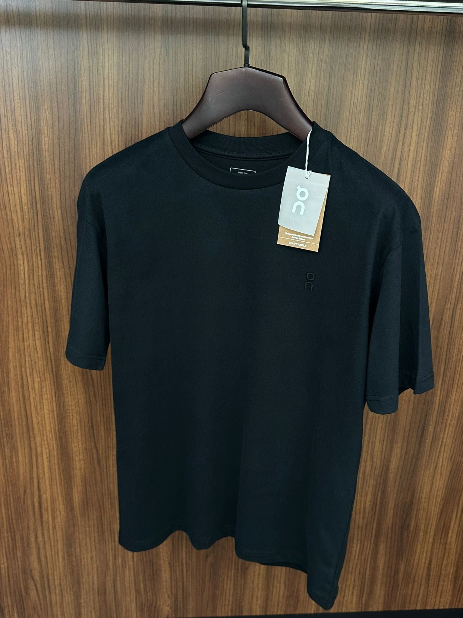 Nakış Logolu Sırt Baskılı Cotton T-Shirt