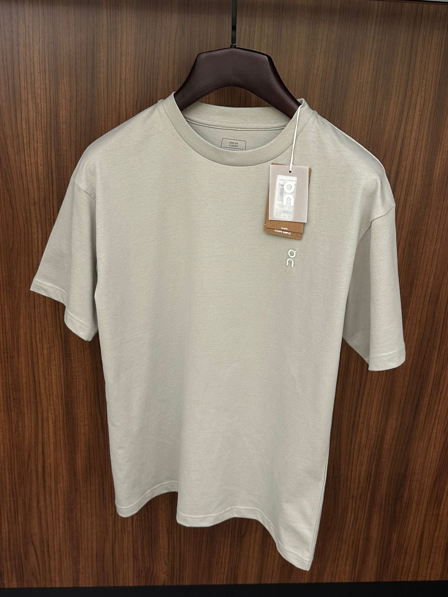 Nakış Logolu Sırt Baskılı Cotton T-Shirt