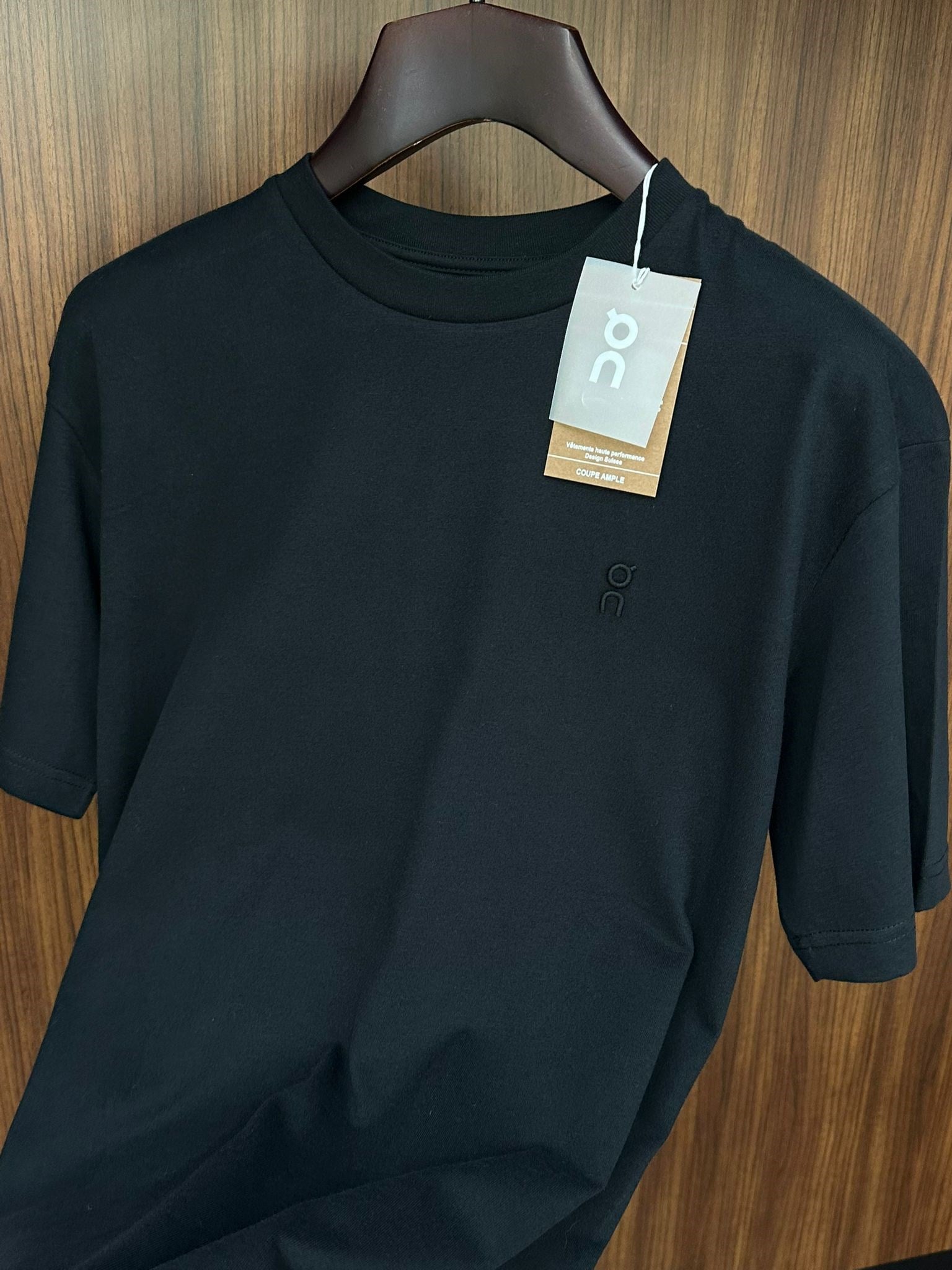 Nakış Logolu Sırt Baskılı Cotton T-Shirt