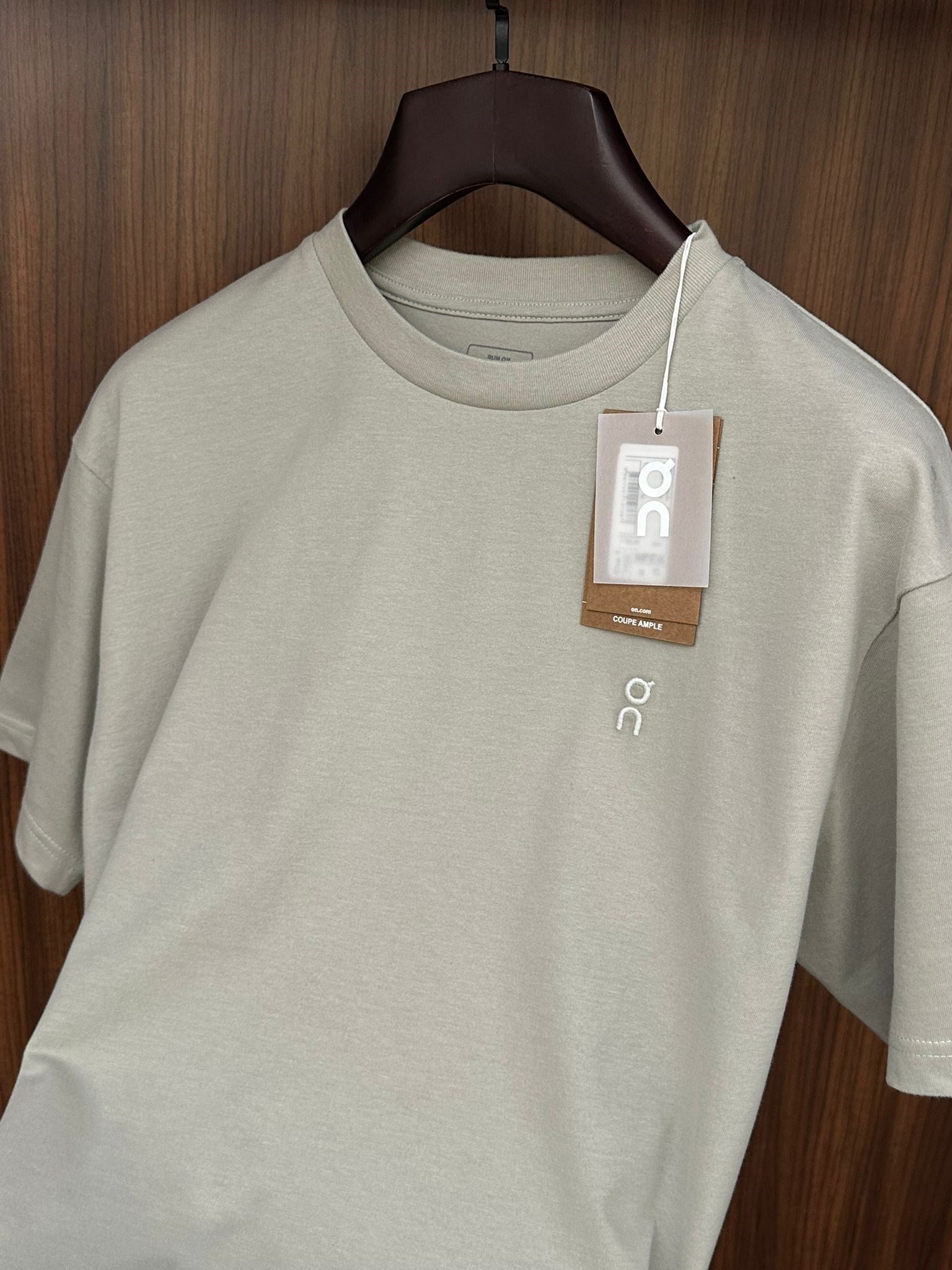 Nakış Logolu Sırt Baskılı Cotton T-Shirt