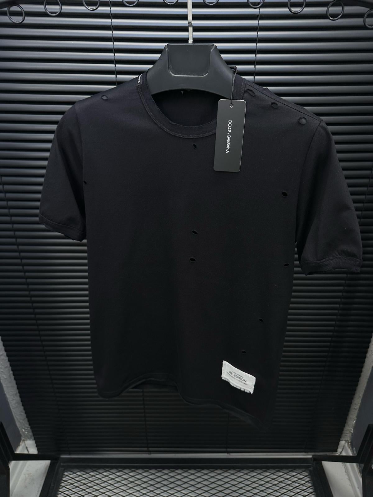 Re-Edition Yırtık Detaylı T-Shirt - Beyaz