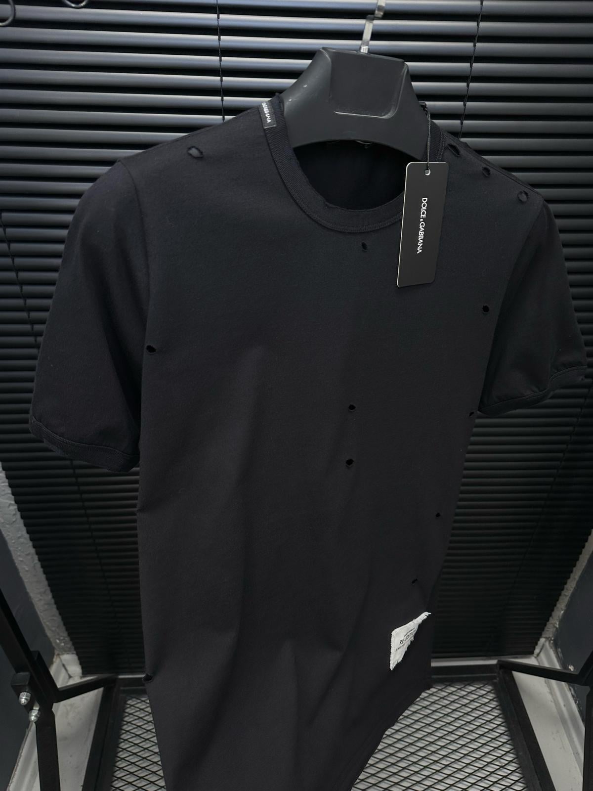 Re-Edition Yırtık Detaylı T-Shirt - Beyaz