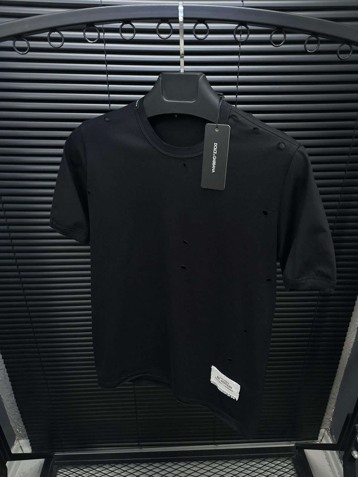 Re-Edition Yırtık Detaylı T-Shirt - Beyaz