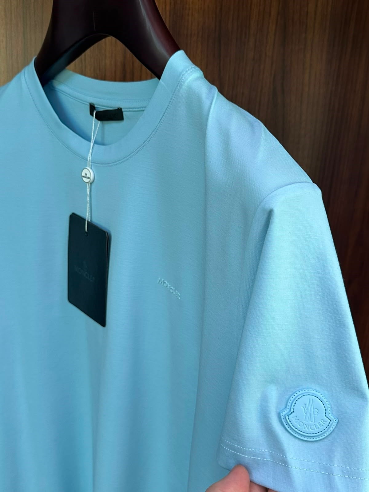 Silikon Marka Yazılı Bisiklet Yaka T-Shirt