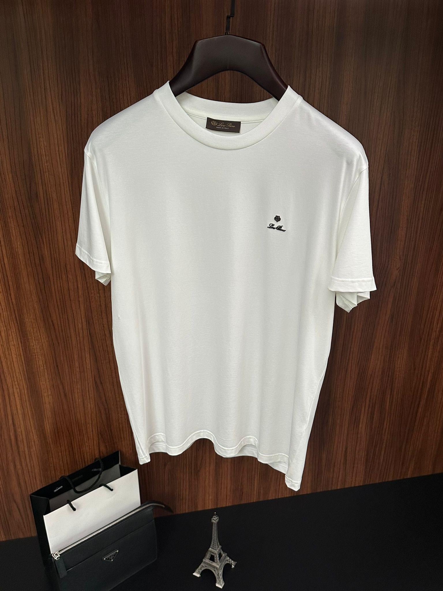 Silver Metal Logolu T-Shirt