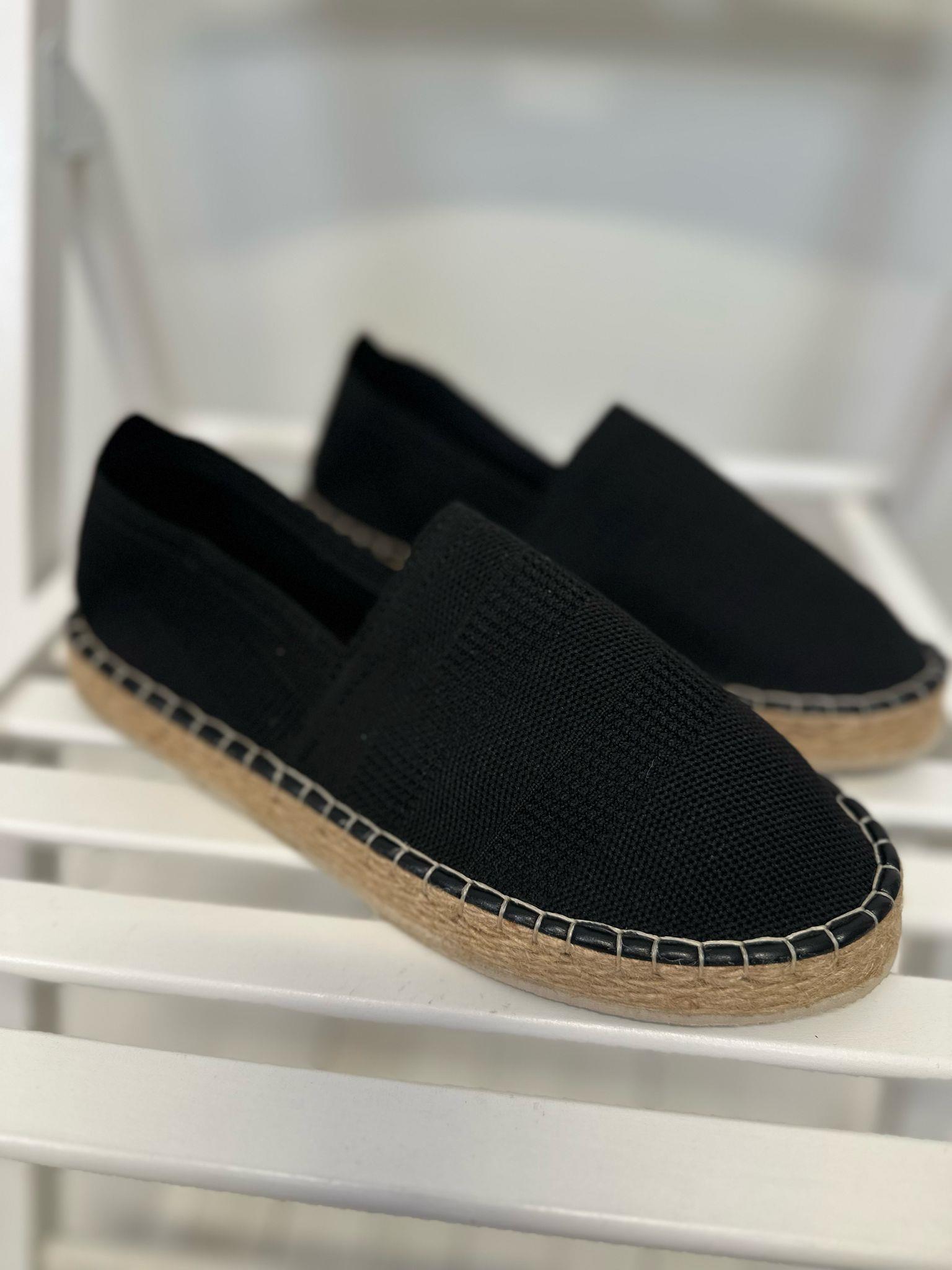 Hasır Taban Keten Espadril