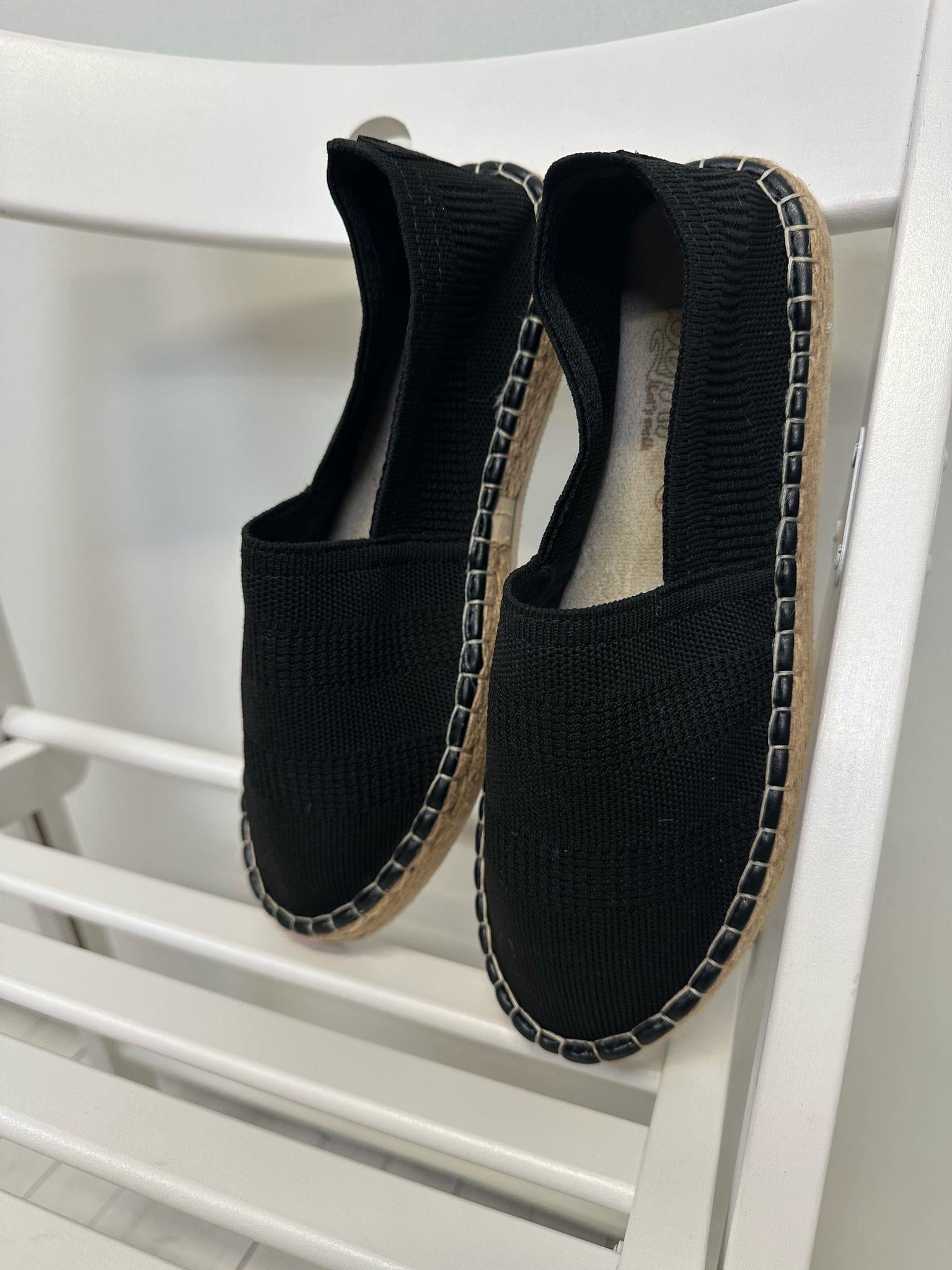 Hasır Taban Keten Espadril