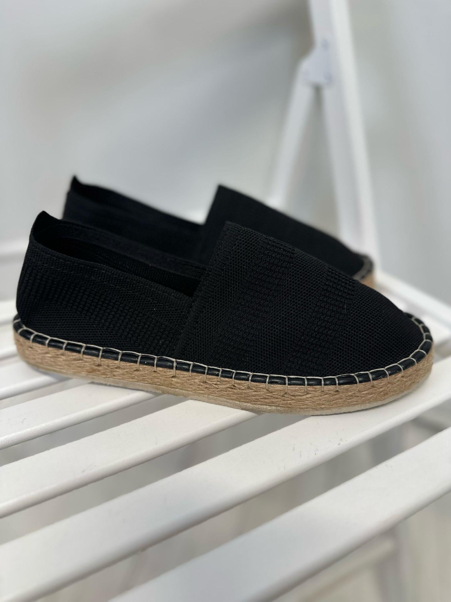 Hasır Taban Keten Espadril