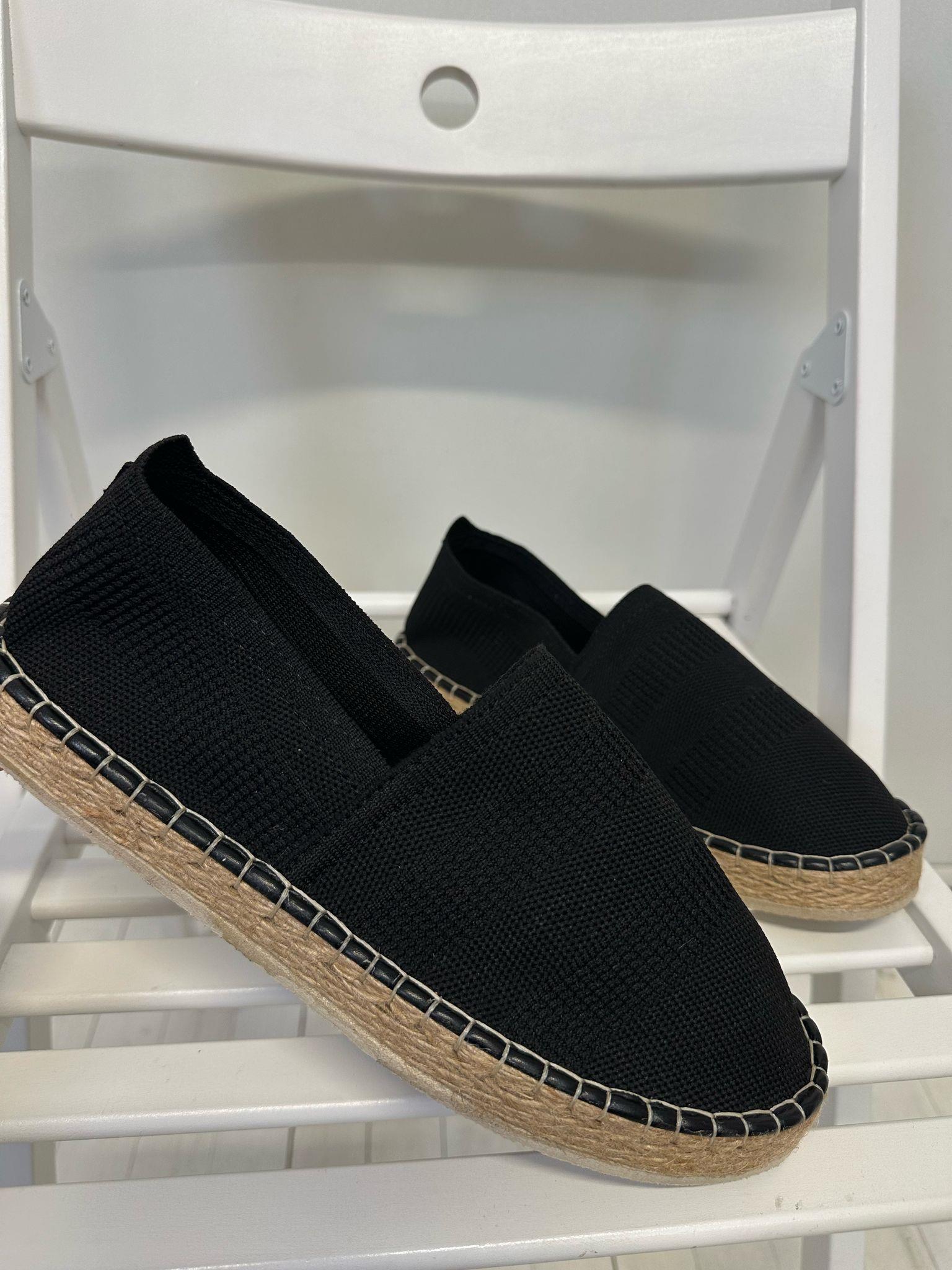 Hasır Taban Keten Espadril