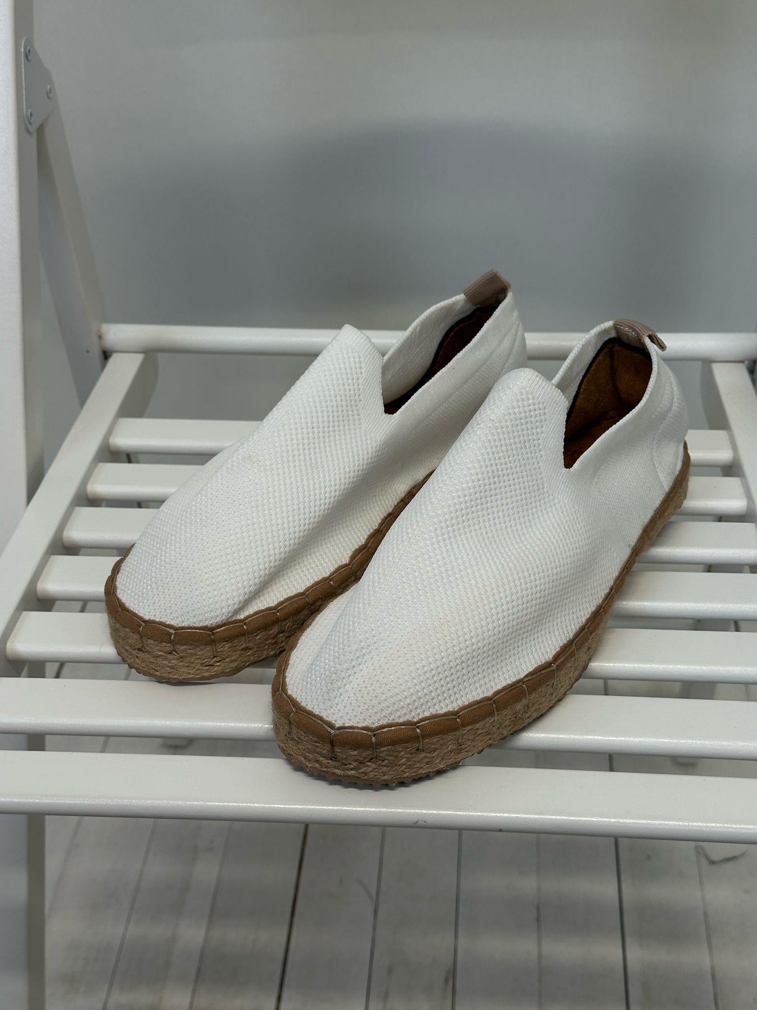 Triko Kumaş Hasır Tabanlı Espadril