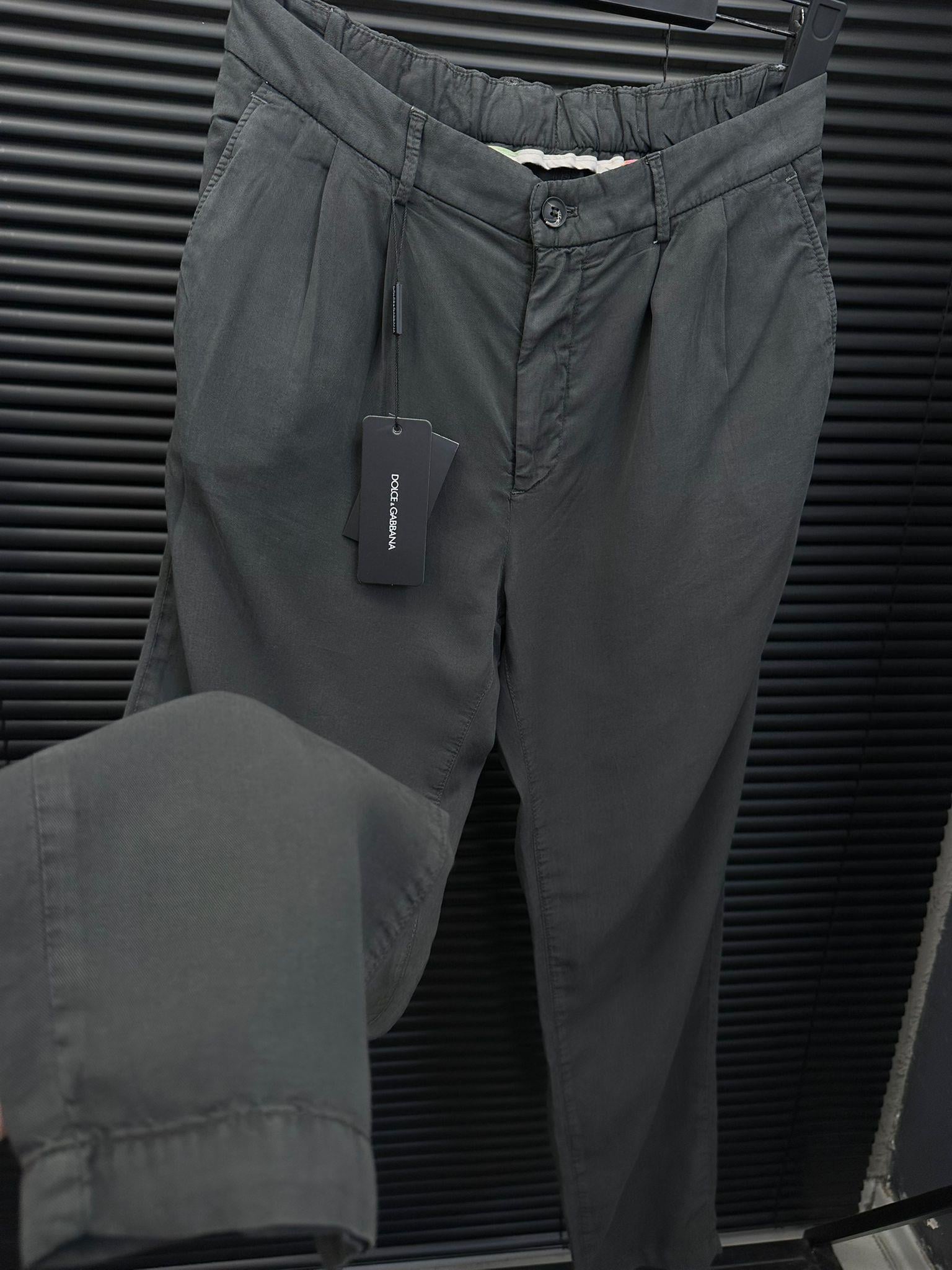 Tencel Kumaş Beli Lastikli Pantolon